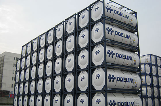 ISO 탱크 컨테이너 비주얼 사진