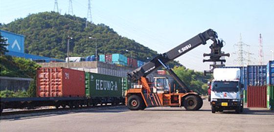 내륙 운송 비주얼 사진